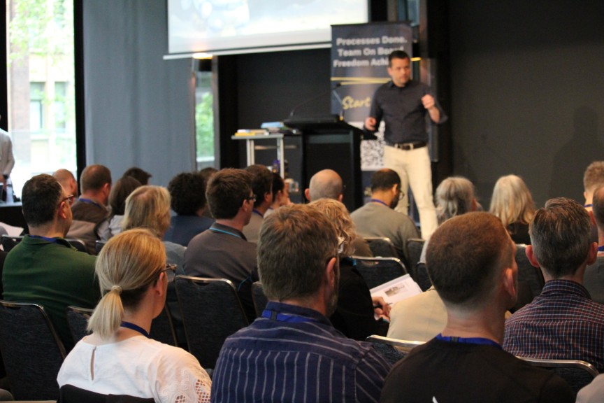 David speaking at SYSTEMology summit